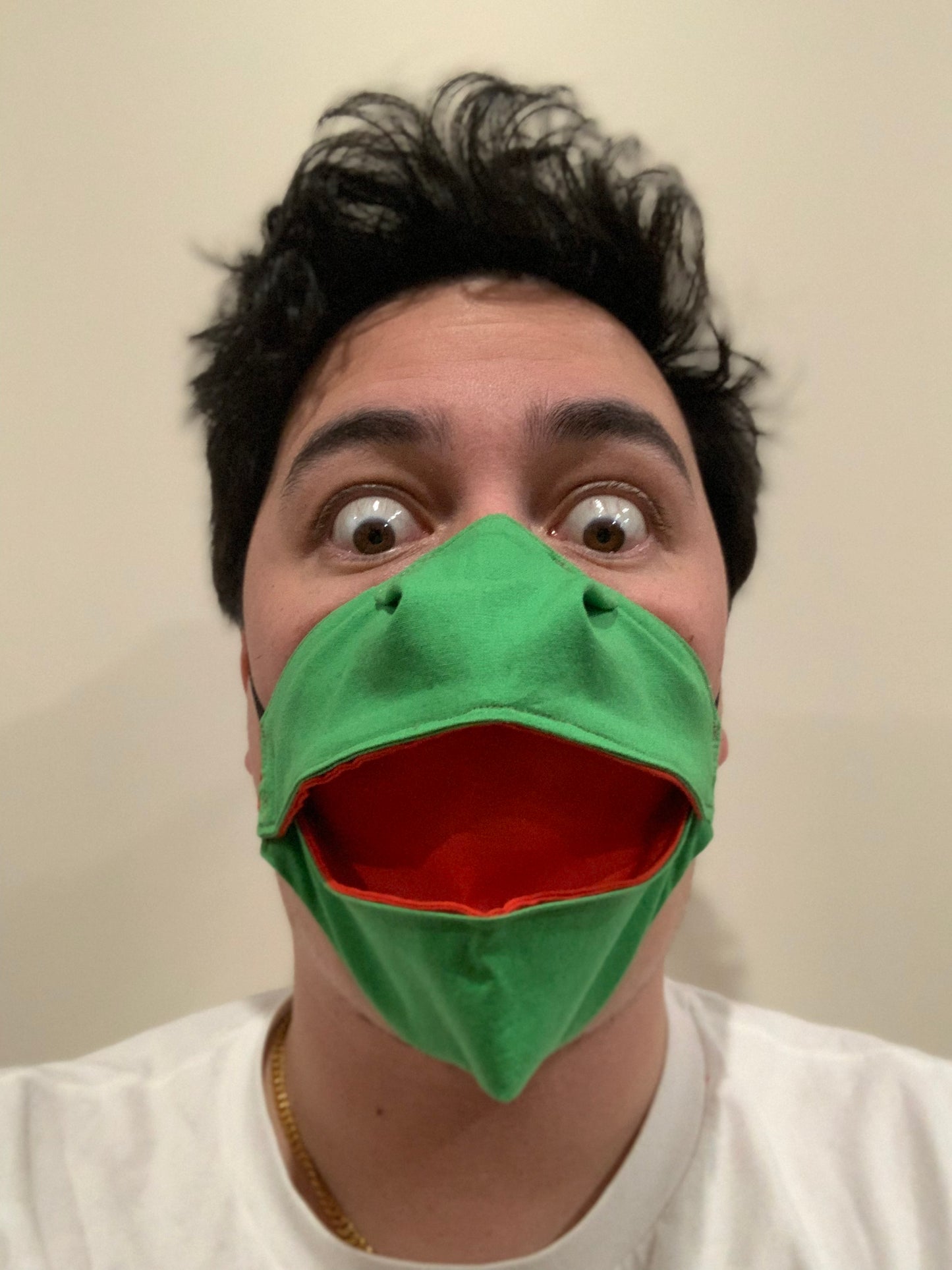 Talking LIZARD mask (handmade to order product)