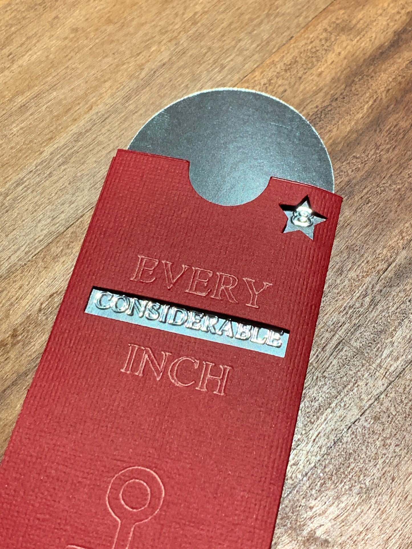 Measuring Bookmark - Silver