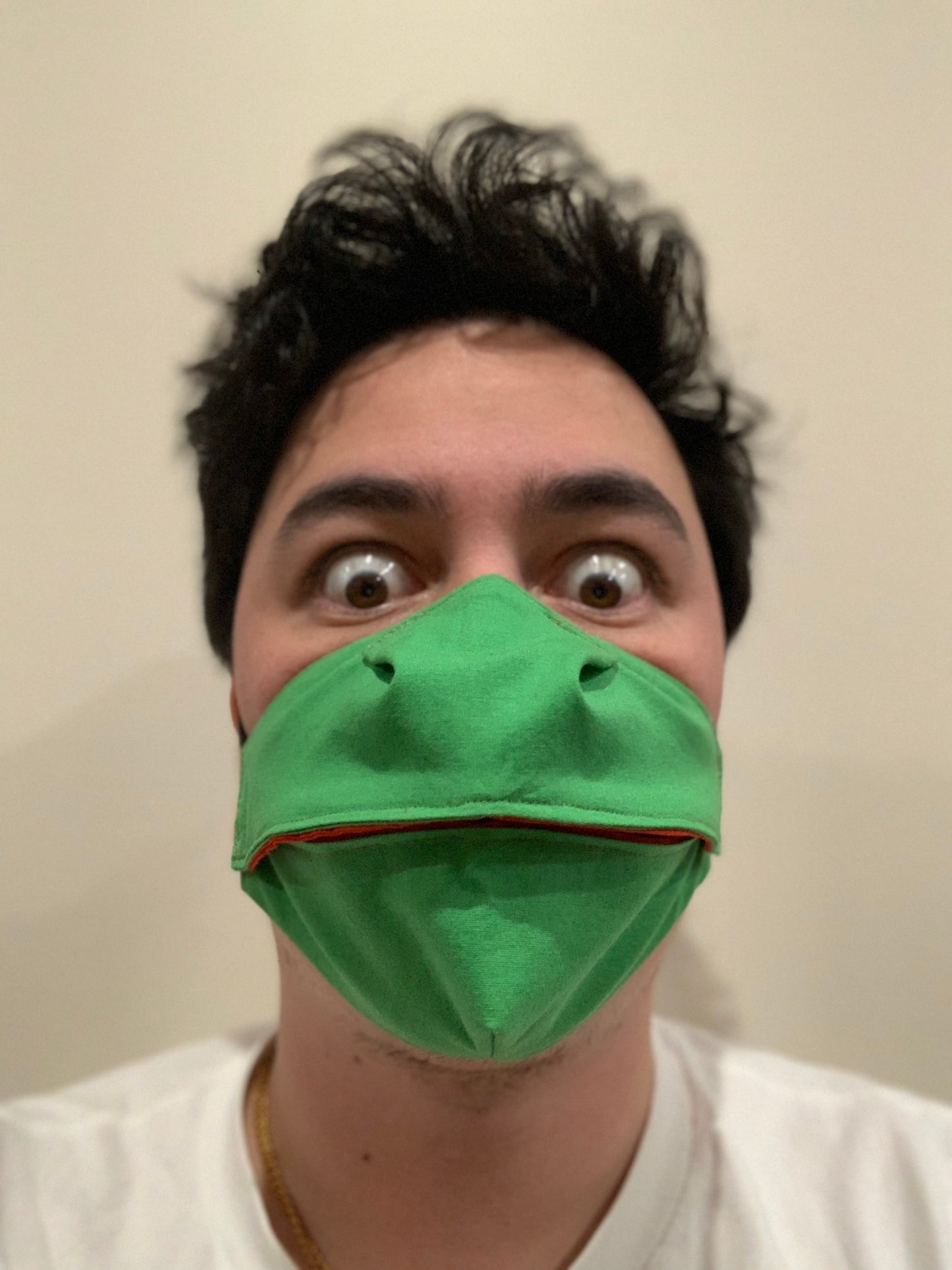 Talking LIZARD mask (handmade to order product)