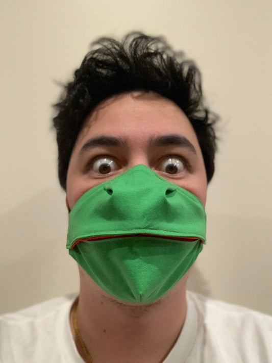 Talking LIZARD mask (handmade to order product)